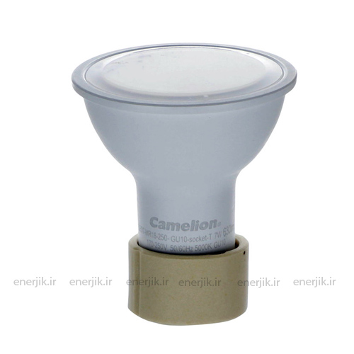لامپ هالوژنی پایه استارتی کملیون آفتابی با سوکت(LED7-M16-230-GU10)
