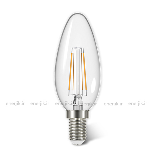 لامپ شمعی فیلامنت کملیون پایهE14 آفتابی5وات(LED5-C37-220)