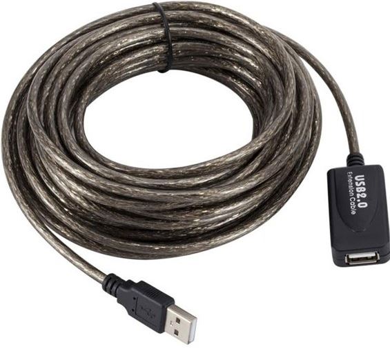 کابل افزایش USB2 10M برد دار