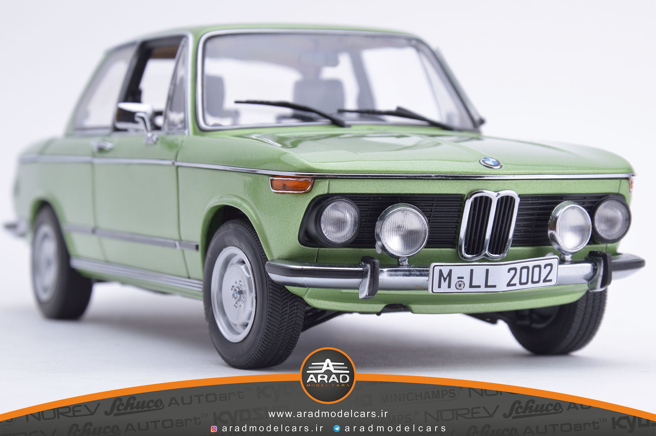 BMW 2002 Tii 1972 green