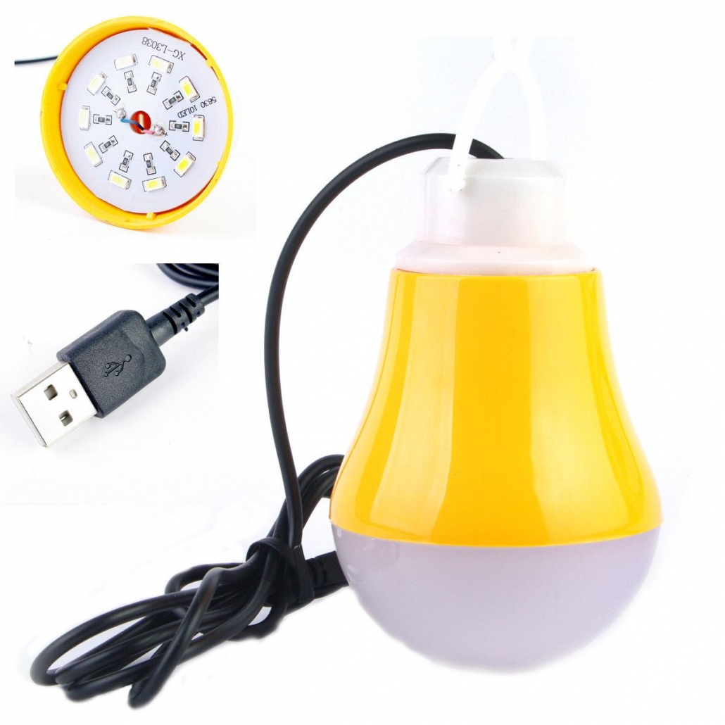 لامپ کمپی مسافرتی LEDدار قابلیت نصب به گوشی موبایل