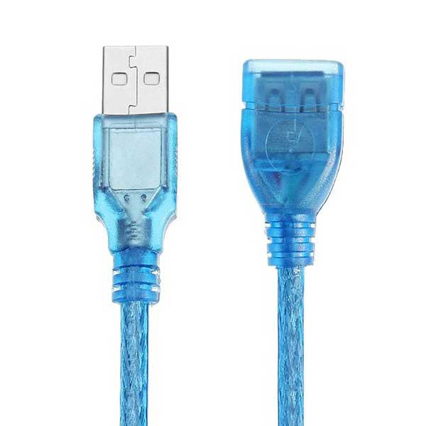 کابل افزایش طول USB کایزر طول 10 متر شیلدار آبی